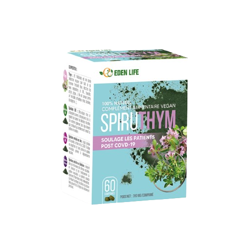 SPIRUTHYM– 60 Comprimés 350 mg- Spiruline -EDEN LIFE