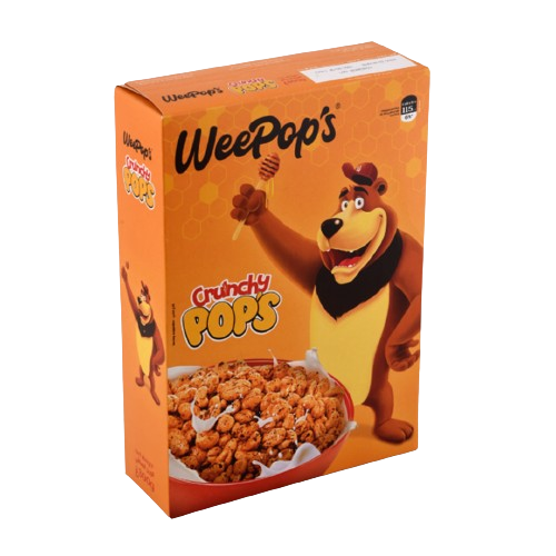 Céréales de blé Crunchy pops Miel -150gr - WEEPOPS