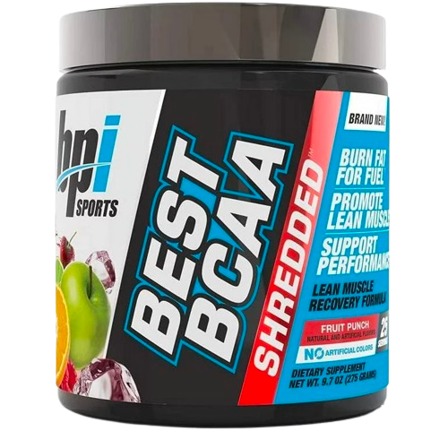 BEST BCAA SHREDDED - 275 gr - RECOVERY AND WEIGHT LOSS (25 SERVINGS) - BPI