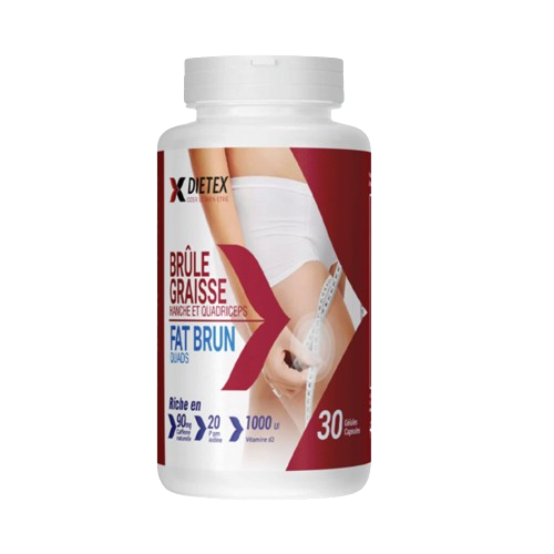 BRULE GRAISSE HANCHE ET QUADRICEPS - 30 GELULES - DIETEX